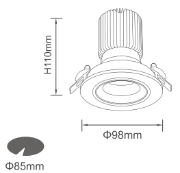 嵌入式射燈，LED射燈，象鼻射燈，筒燈，商業(yè)燈具