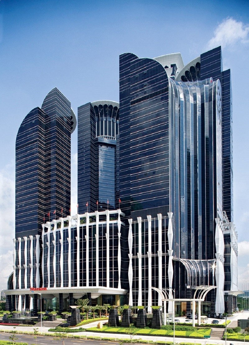 大中華深圳喜來(lái)登酒店-藝明王精品工程照明案例