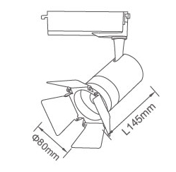 軌道燈，軌道射燈，商業(yè)照明燈具，飛利浦燈具，軌道燈定制