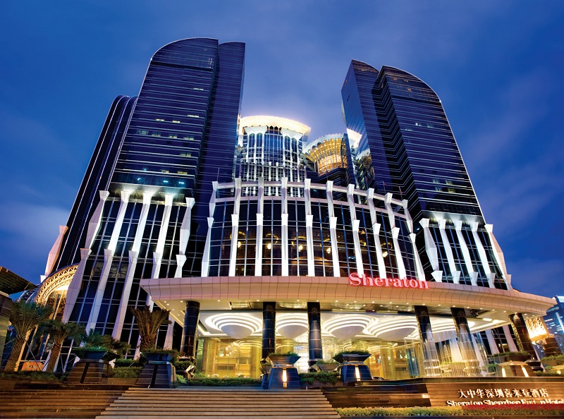 大中華深圳喜來(lái)登酒店-藝明王精品工程照明案例