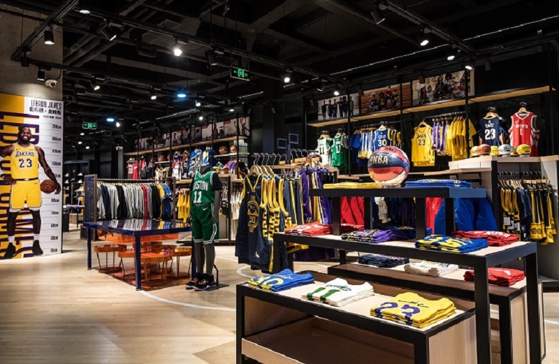 軌道燈 應(yīng)用于NBA style服裝照明案例