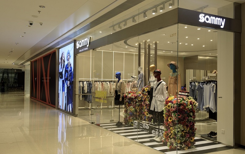 軌道射燈 應(yīng)用于sammy森美服裝店鋪照明案例